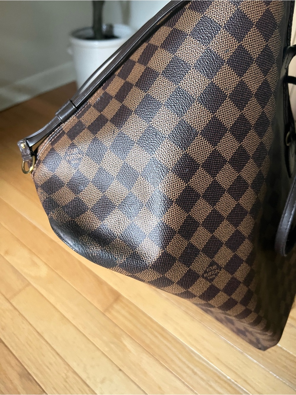 AUTHENTIC | Louis Vuitton Neverfull Size GM Damier Ebene, Brown| No Pouch - Picture 3 of 11